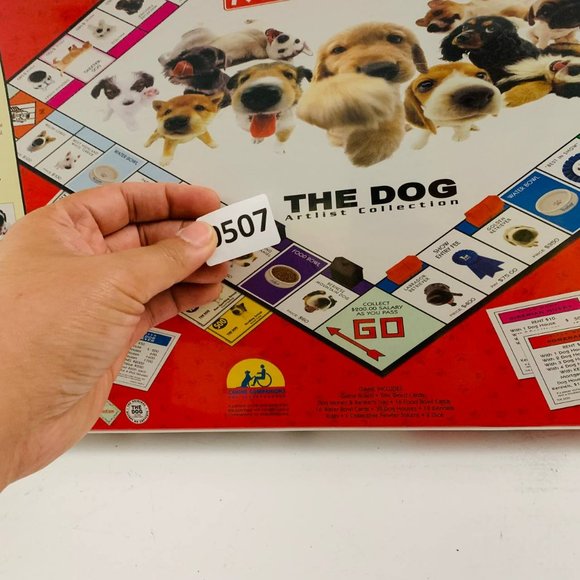 Vintage Monopoly The‎ Dog Artist Collection Board Game Hasbro New Sealed - Picture 3 of 7